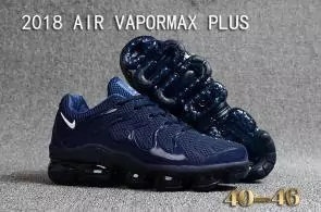 nike air vapormax plus hommes casual chaussures mode blue